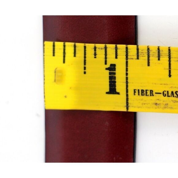 Cole Haan REDDISH BROWN GENUINE LEATHER 1 1/8"Wd CASUAL DRESS BELT Sz 38/95 (B31 - Picture 10 of 15